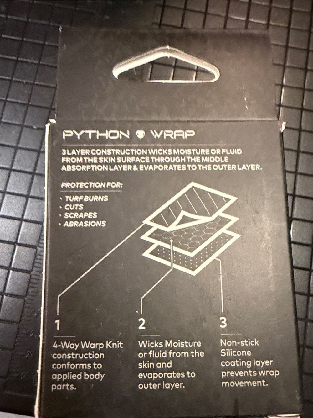 Python Wrap Performance Compression Wrap - Black - Picture 3 of 5
